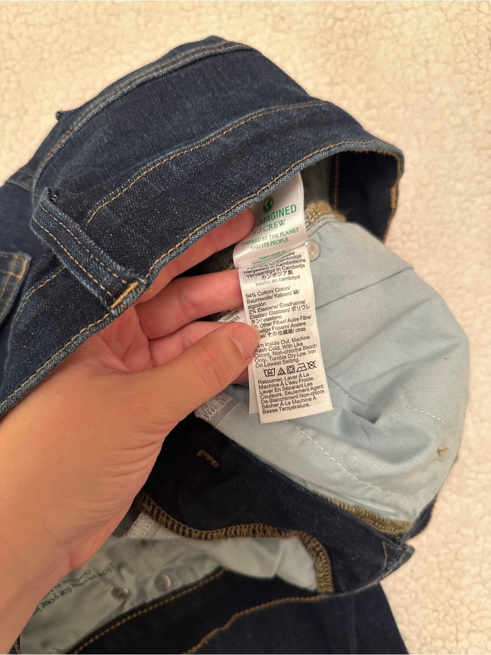 NEW J. Crew Women's Dark Wash Straight-Leg Jeans - Picture 4 of 5